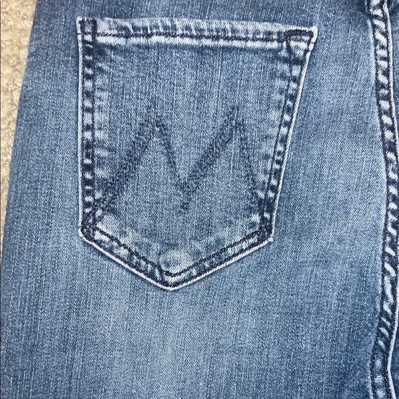 MOTHER Twister Sneak High Waist Flared Wide Leg - Size 25 - Picture 6 of 8